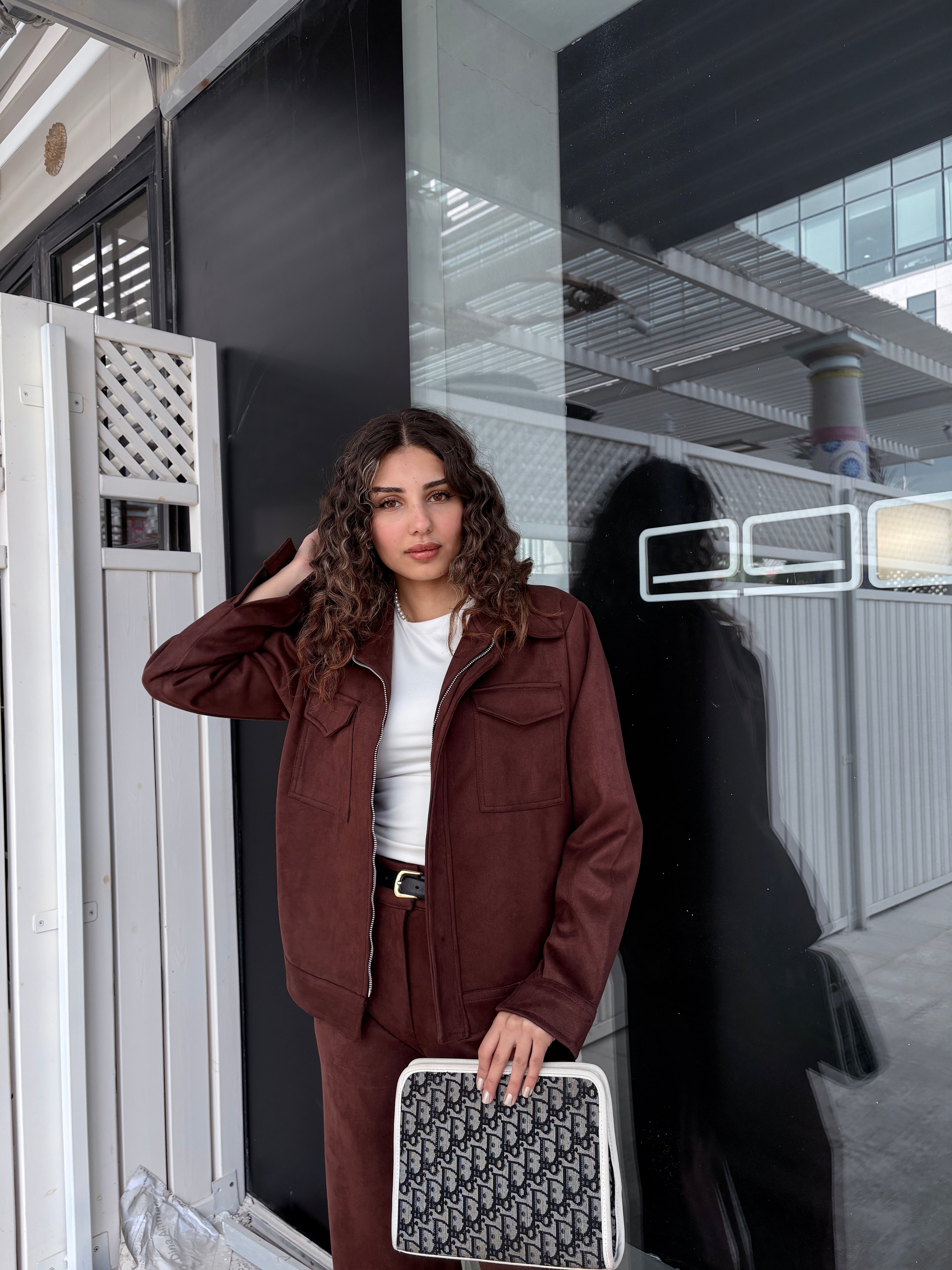 Brown  Two-piece set