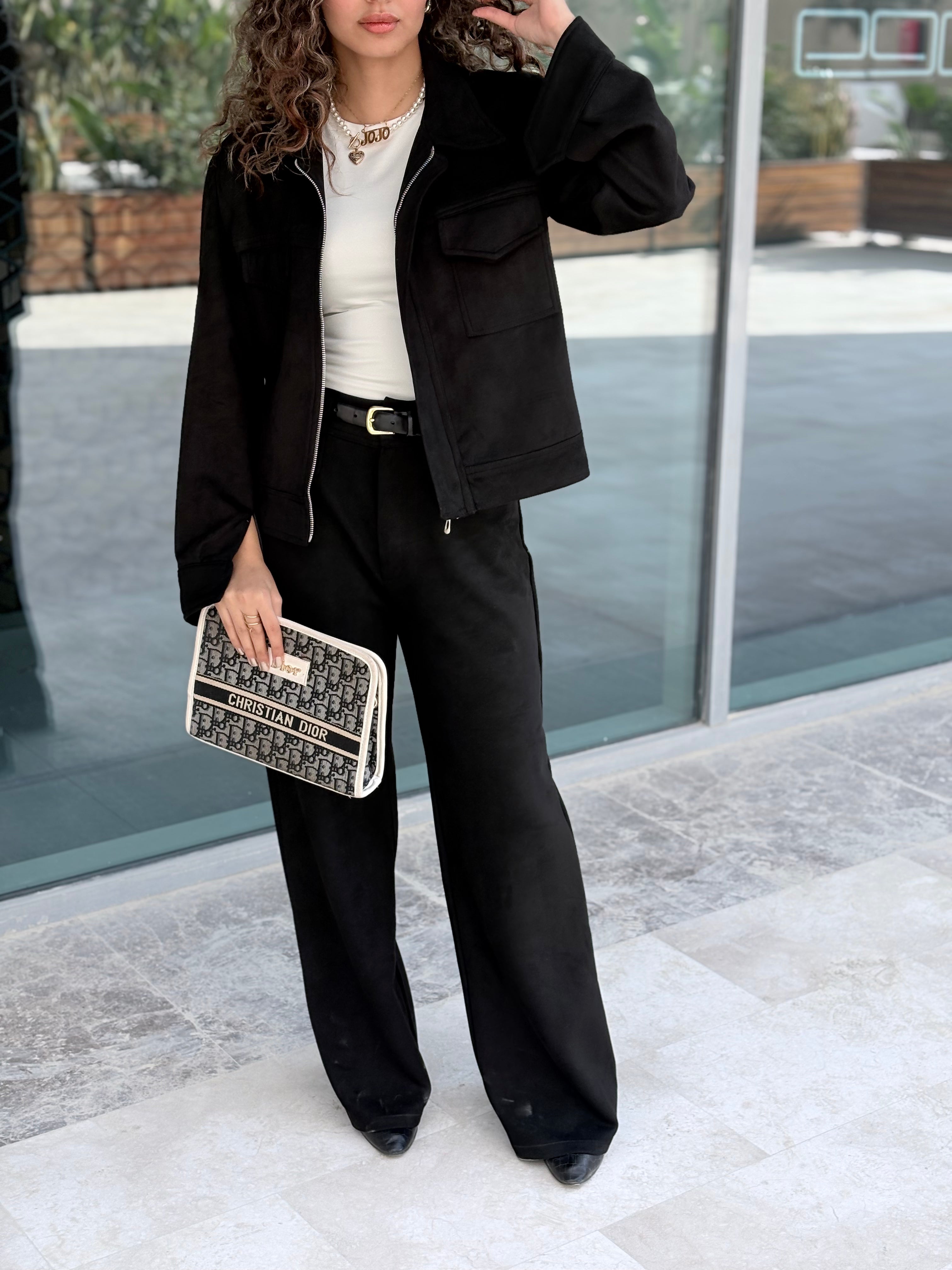 Black  Two-piece set