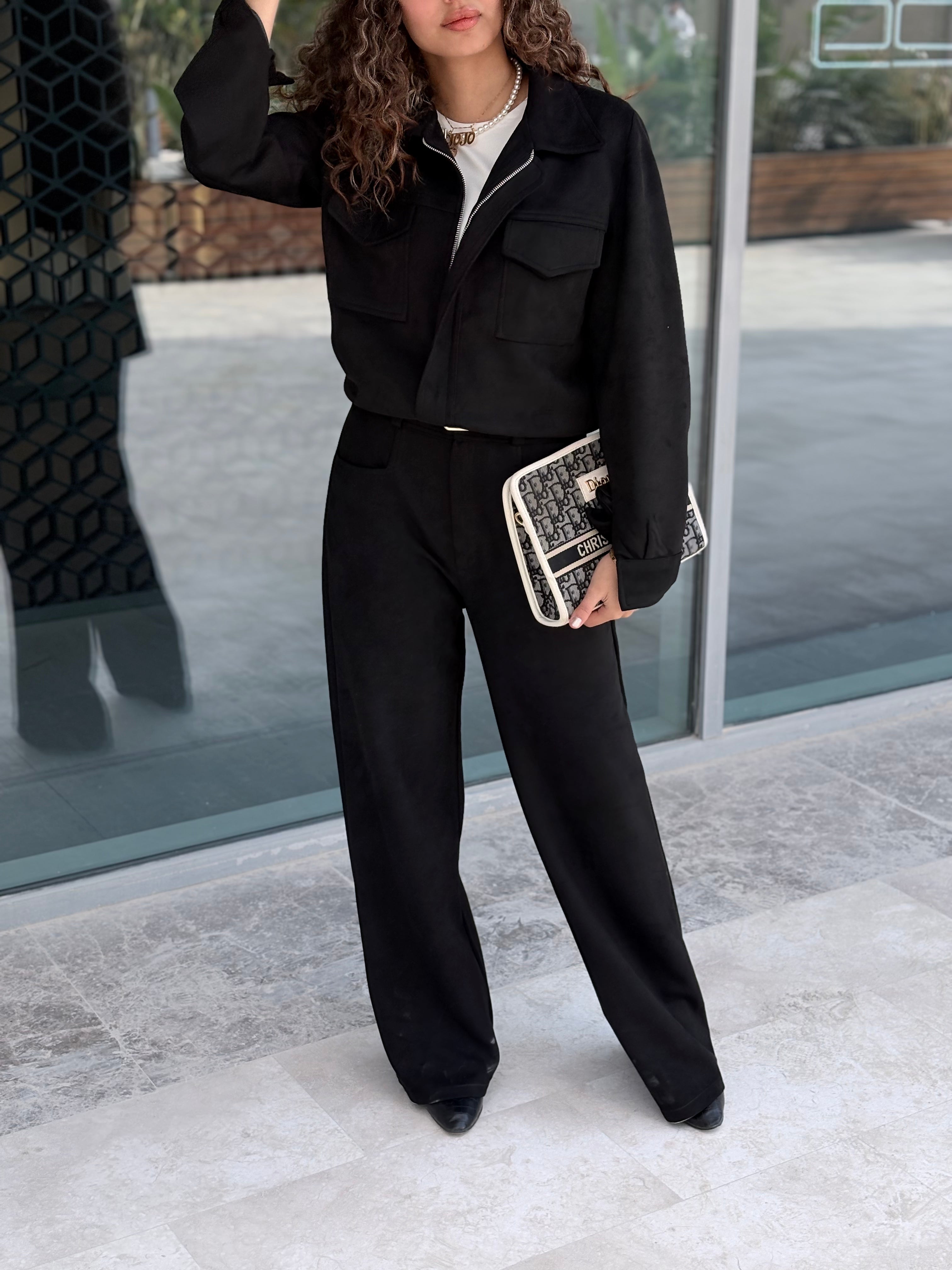 Black  Two-piece set