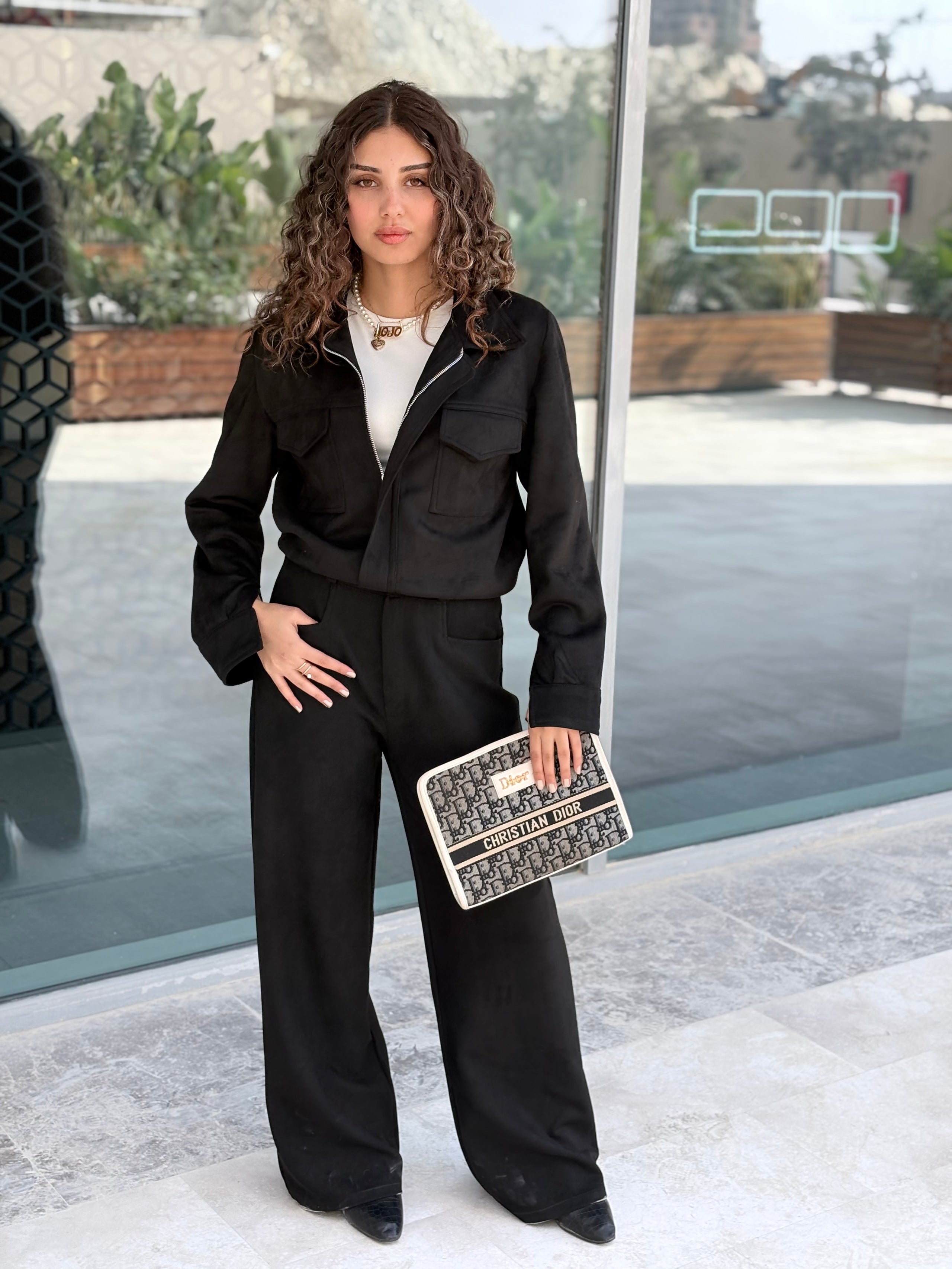 Black  Two-piece set