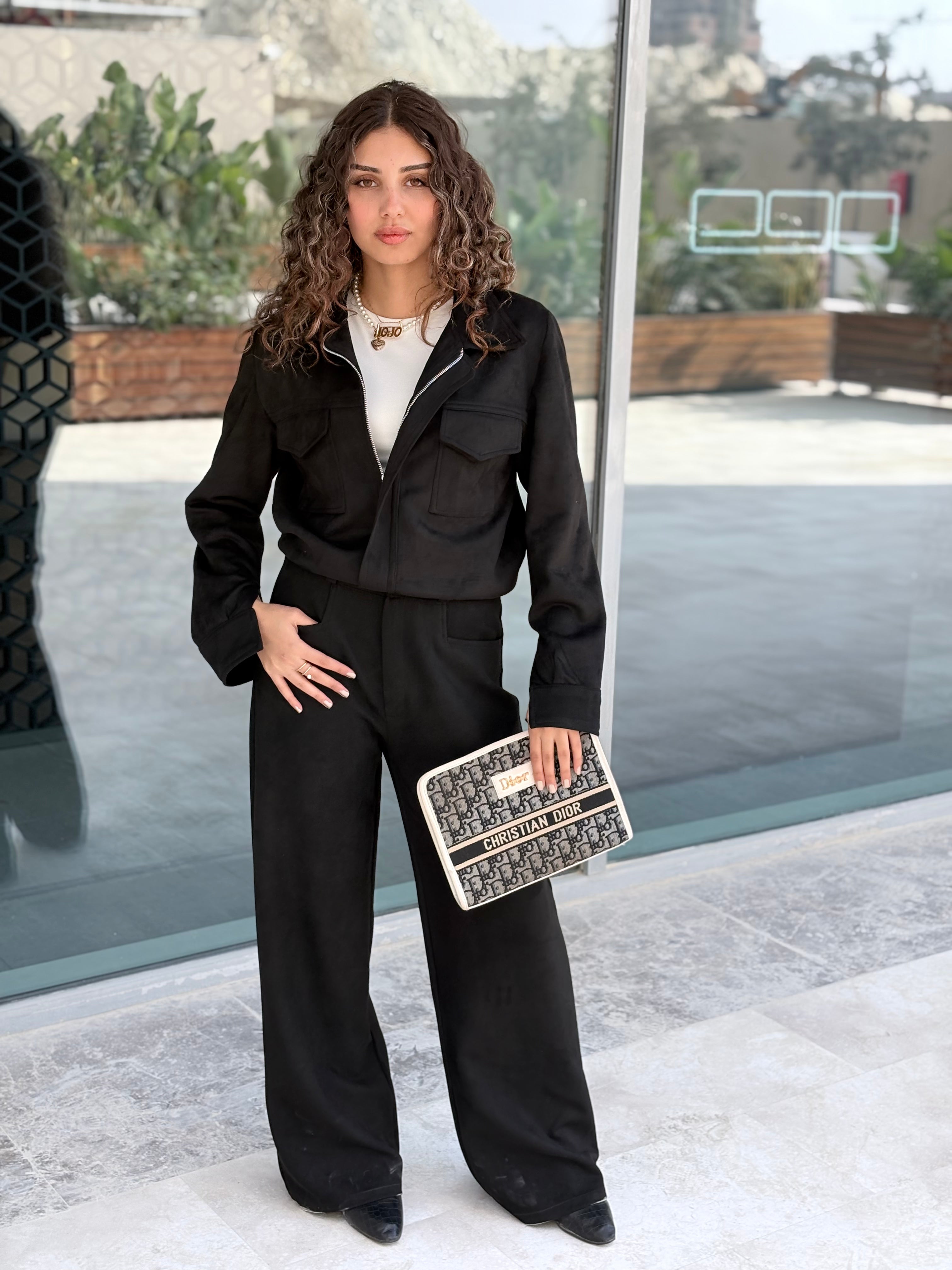 Black  Two-piece set